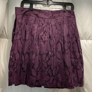 LOFT Deep Purple Skirt